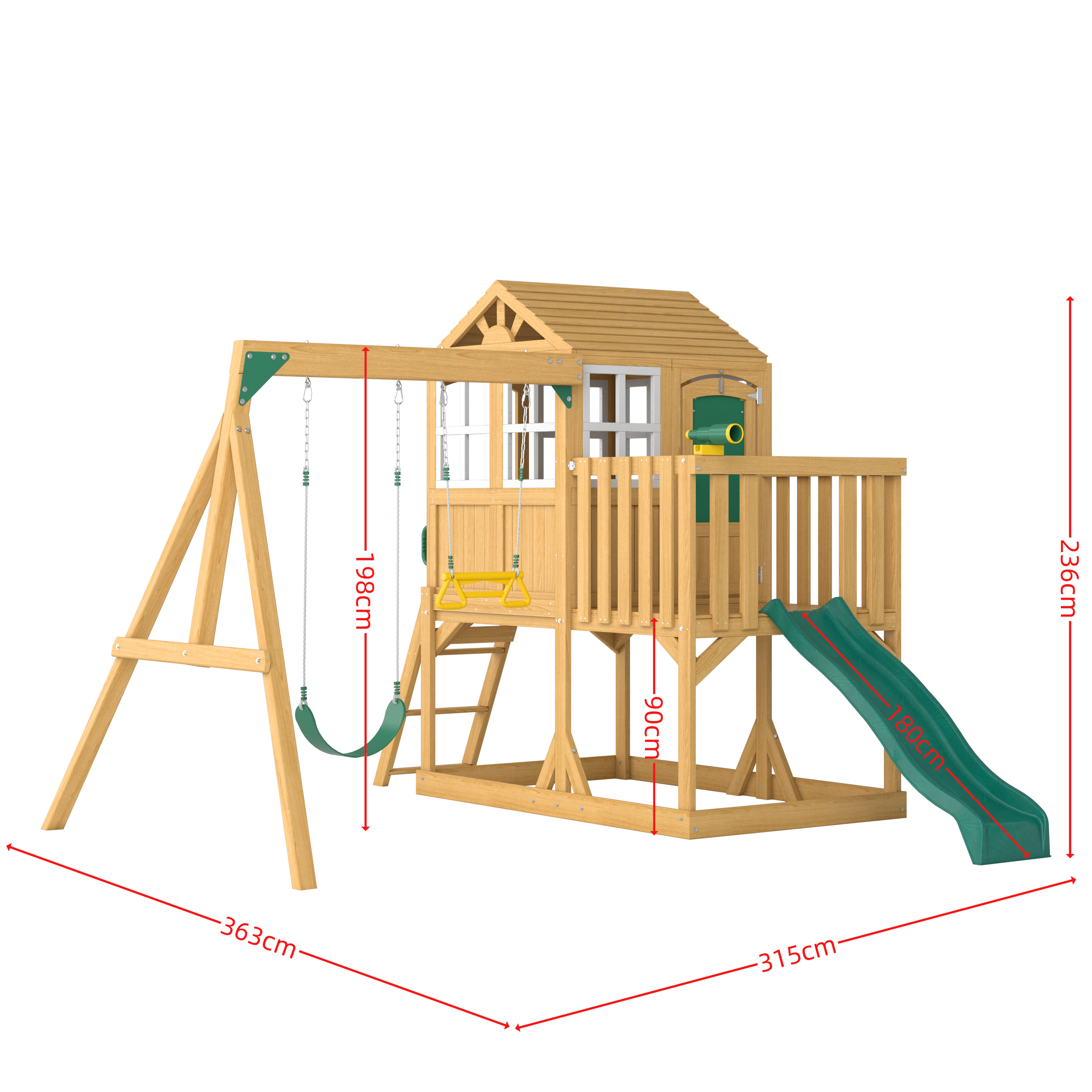 Der britische Kunde besucht unsere Fabrik: Erkundung hochwertiger Holz -Swing -Sets und Spielplatzausrüstung im Freien