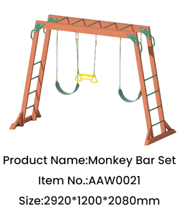 Neues Design Holzspielplatz AAW0021