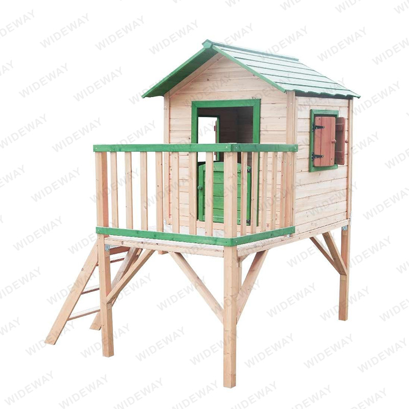 Kinderspielhaus mit Balkon