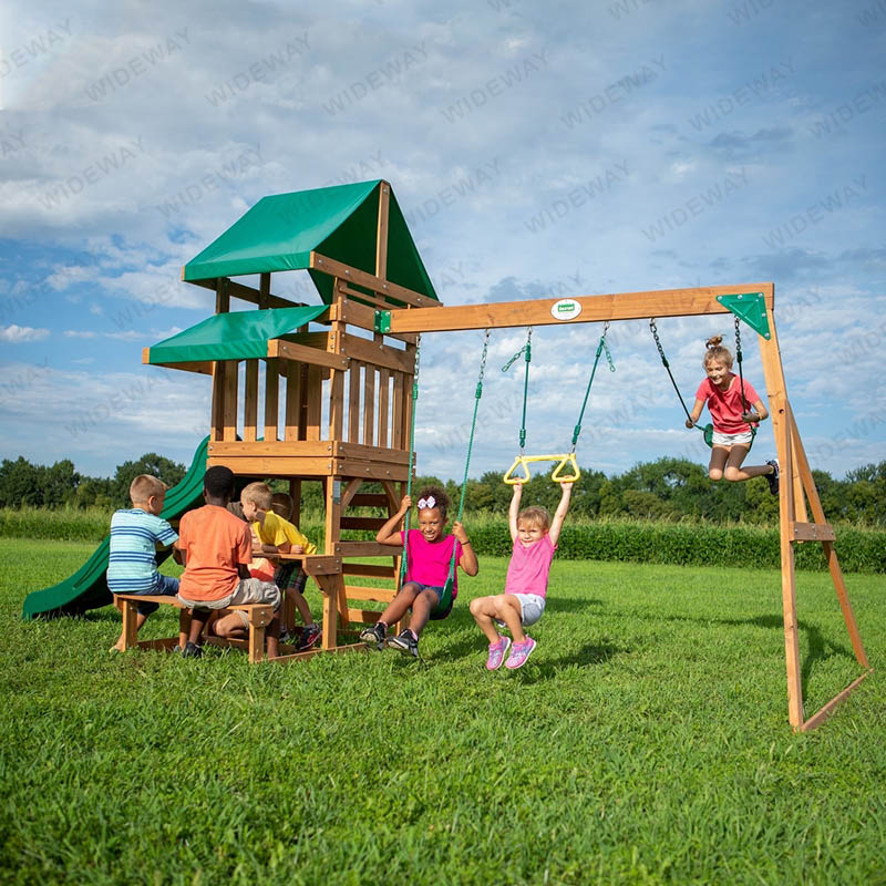 Holzschaukeln für den Hinterhof für Kinder