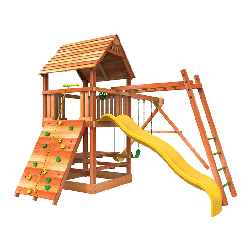Holzspiel -Affen -Turm -Swing -Set